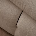Modułowa sofa 4-osobowa z podnóżkiem z tkaniny Bubble 3SP Stan Magazynowy
