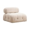 Modułowa sofa 4-osobowa z podnóżkiem z tkaniny Bubble 3SP Model