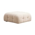 Modułowa sofa 4-osobowa z podnóżkiem z tkaniny Bubble 3SP Środki