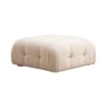 Modułowa sofa 4-osobowa z podnóżkiem z tkaniny Bubble 3SP Środki