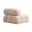 Modułowa sofa 4-osobowa z podnóżkiem z tkaniny Bubble 3SP Cechy