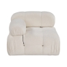 Moduł narożny lewy do sofy modułowej w tkaninie bouclé Bubble 1LB Sprzedaż