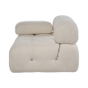 Moduł narożny lewy do sofy modułowej w tkaninie bouclé Bubble 1LB Oferta