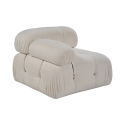 Moduł narożny lewy do sofy modułowej w tkaninie bouclé Bubble 1LB Sprzedaż