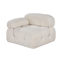 Moduł narożny lewy do sofy modułowej w tkaninie bouclé Bubble 1LB Rabaty