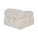 Moduł narożny lewy do sofy modułowej w tkaninie bouclé Bubble 1LB Wybór