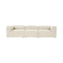 Nowoczesna, modułowa sofa 4-osobowa z lnu Fora 4 Sprzedaż