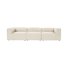Nowoczesna, modułowa sofa 4-osobowa z lnu Fora 4 Sprzedaż