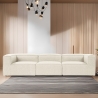 Nowoczesna, modułowa sofa 4-osobowa z lnu Fora 4 Oferta