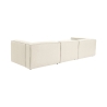 Nowoczesna, modułowa sofa 4-osobowa z lnu Fora 4 Katalog