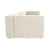 Nowoczesna, modułowa sofa 4-osobowa z lnu Fora 4 Wybór