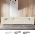 Nowoczesna, modułowa sofa 4-osobowa z lnu Fora 4 Promocja