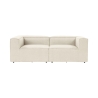 Modułowa sofa 2-osobowa z lnu Fora 2 – nowoczesny design Sprzedaż