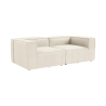 Modułowa sofa 2-osobowa z lnu Fora 2 – nowoczesny design Sprzedaż