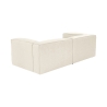 Modułowa sofa 2-osobowa z lnu Fora 2 – nowoczesny design Katalog