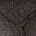 Modułowa sofa 4-osobowa z podnóżkiem z lnu Fora Cechy