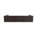 Modułowa sofa 4-osobowa z podnóżkiem z lnu Fora Rabaty