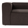 Modułowa sofa 4-osobowa z podnóżkiem z lnu Fora Wybór