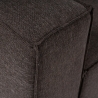 Modułowa sofa 4-osobowa z podnóżkiem z lnu Fora Model