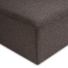 Modułowa sofa 4-osobowa z podnóżkiem z lnu Fora Środki