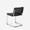 Krzesło wiedeńskie typu cantilever w nowoczesnym stylu z ekoskóry Erys Lux Oferta