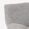Fotel obrotowy elegancki z tkaniny bouclé do salonu biura Lehm Oferta