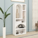 Nowoczesna biała półka ścienna z 5 przegrodami H150cm Venus Katalog