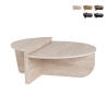 Stolik kawowy o asymetrycznym designie 90x60cm Orion Promocja
