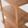 Konsola regał do salonu i przedpokoju 150x35x75cm z naturalnego drewna Raca Oferta