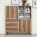Wielofunkcyjna komoda z drzwiami do salonu lub przedpokoju 100x115x30cm Pulse Sprzedaż