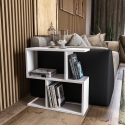 Stolik boczny do sofy z półkami 60x20 cm Life Sprzedaż
