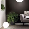 Okrągła lampa stołowa z białego szkła Ø20cm Area S Sprzedaż