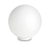 Okrągła lampa stołowa z białego szkła Ø30cm Area L Oferta