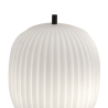 Elegancka lampa stołowa z dmuchanego szkła i czarnego metalu Domizia-T Katalog