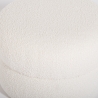Podnóżek pufa w tkaninie teddy bouclé, nowoczesny design, cylindryczny Okami Katalog