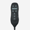 Fotel relaksacyjny z masażerem  i funkcją podgrzewania ergonomiczny z podnóżkiem Myron 