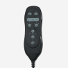 Fotel relaksacyjny z masażerem  i funkcją podgrzewania ergonomiczny z podnóżkiem Myron 
