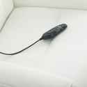 Fotel relaksacyjny z masażerem  i funkcją podgrzewania ergonomiczny z podnóżkiem Myron Wybór