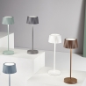 Bezprzewodowa lampa stołowa z regulacją jasności, dotykowa, do wnętrz i na zewnątrz Macao Oferta