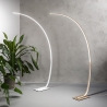 Lampa podłogowa łukowa LED metalowa H160cm Keep Rabaty