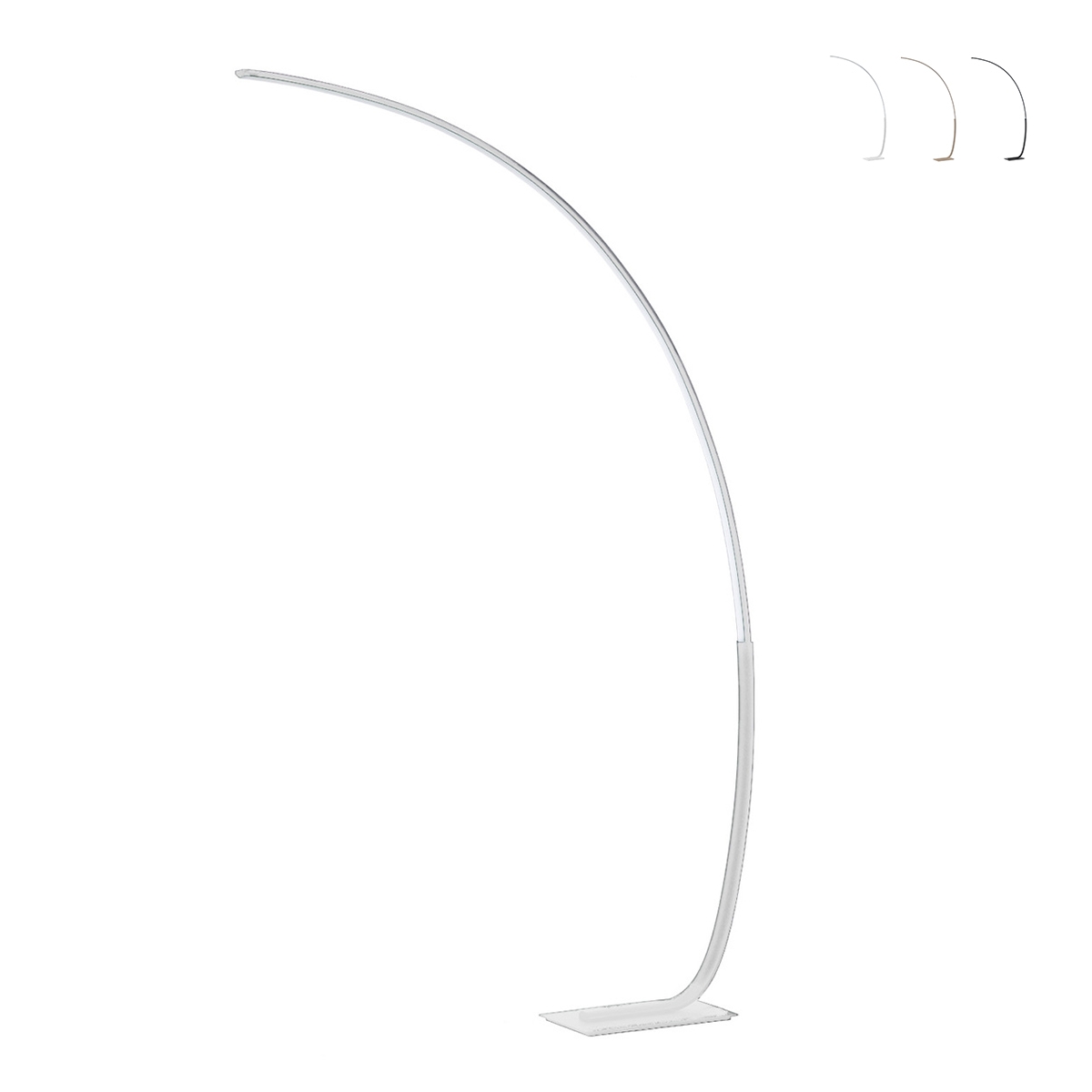 Lampa podłogowa łukowa LED metalowa H160cm Keep Sprzedaż Lampa podłogowa łukowa LED metalowa H160cm Keep Sprzedaż
