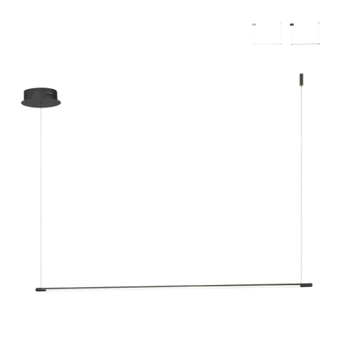 Lampa wisząca z metalową listwą LED 120cm Genius L Promocja