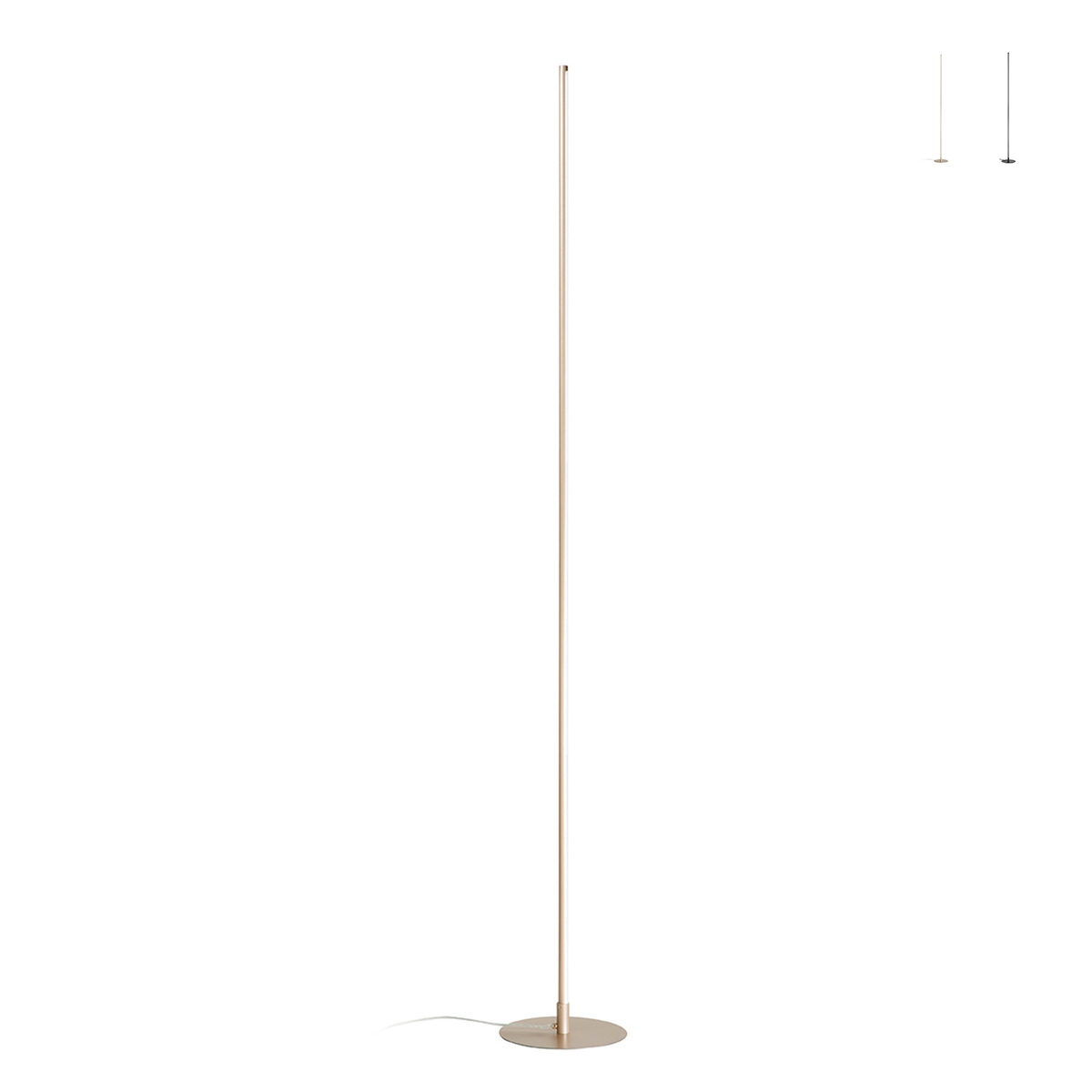 Lampa podłogowa LED z regulacją jasności, metalowa H165 cm Genius T Oferta Lampa podłogowa LED z regulacją jasności, metalowa H165 cm Genius T Oferta