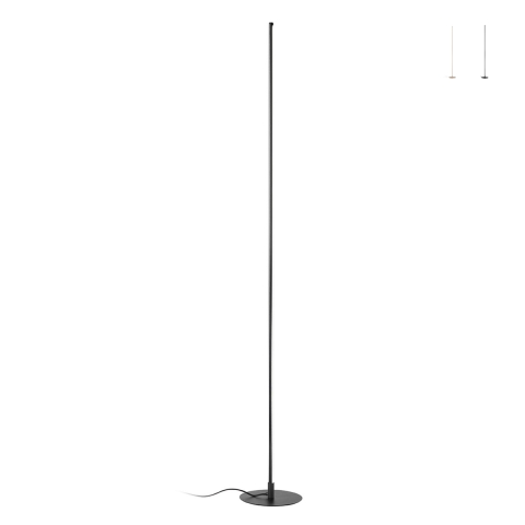 Lampa podłogowa LED z regulacją jasności, metalowa H165 cm Genius T Promocja