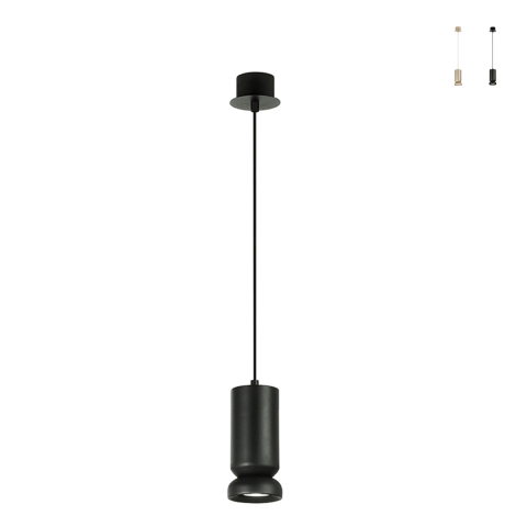 Lampa wisząca z metalu z regulowanym kablem Lilium Promocja