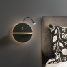 Nowoczesna lampa ścienna LED z ładowarką USB do sypialni Dual Rabaty