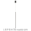 Lampa wisząca z metalowym korpusem i ściemnianymi LED Genius Sprzedaż