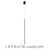 Lampa wisząca z metalowym korpusem i ściemnianymi LED Genius Sprzedaż