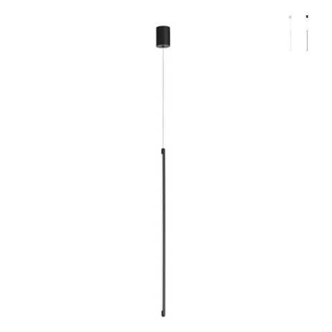 Lampa wisząca z metalowym korpusem i ściemnianymi LED Genius Promocja