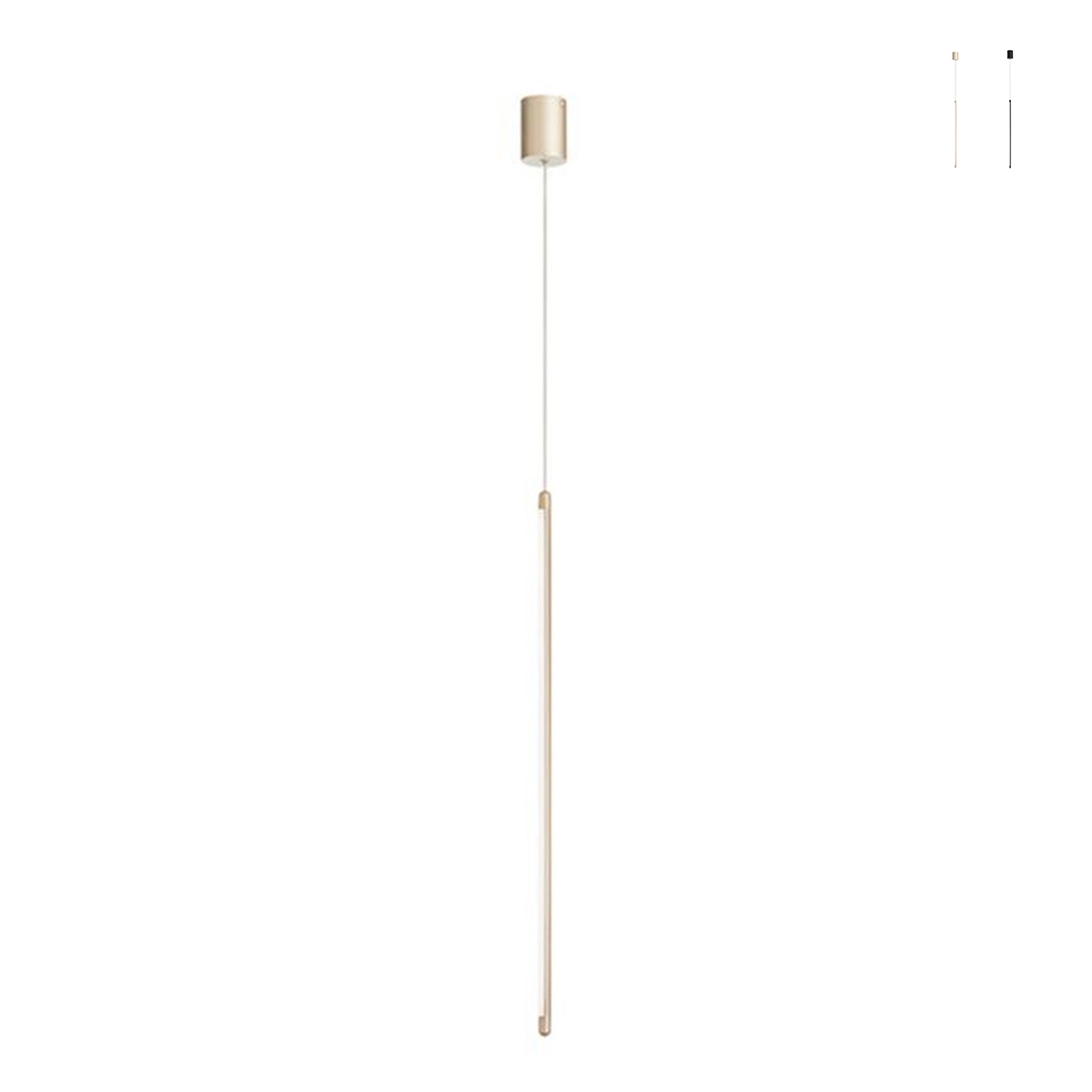 Lampa wisząca z metalowym korpusem i ściemnianymi LED Genius Oferta Lampa wisząca z metalowym korpusem i ściemnianymi LED Genius Oferta